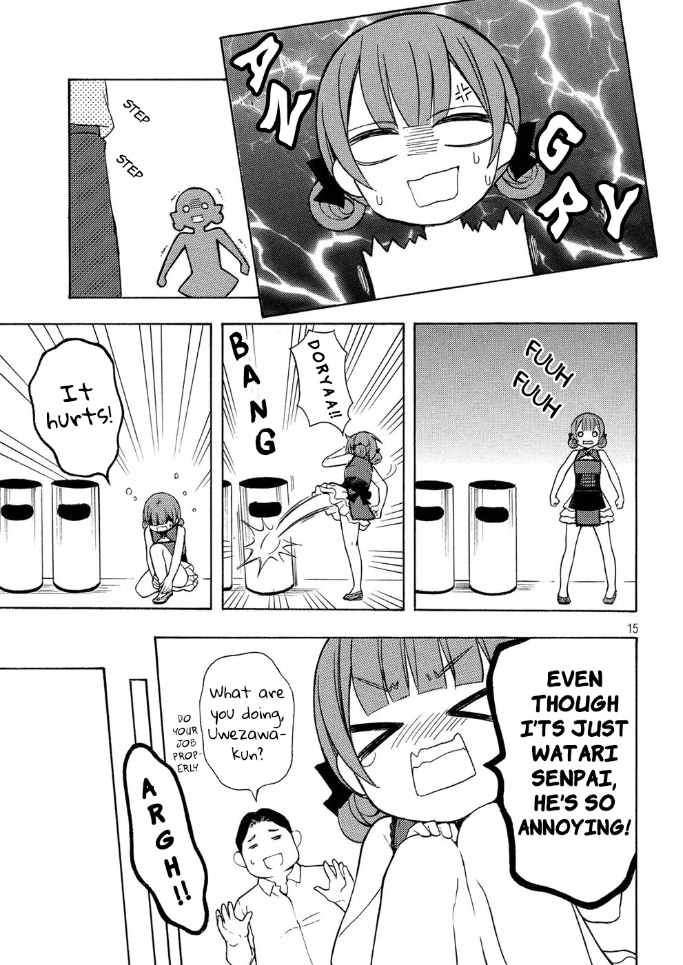 Watari-kun no xx ga Houkai Sunzen Chapter 37 page 15 - Chapter 37: Be Independent