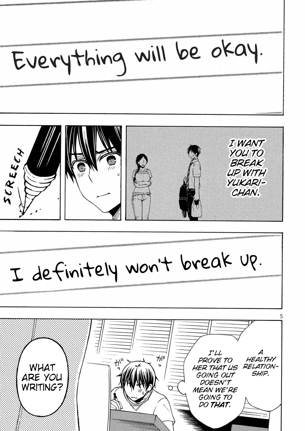 Watari-kun no xx ga Houkai Sunzen Chapter 37 page 5 - Chapter 37: Be Independent