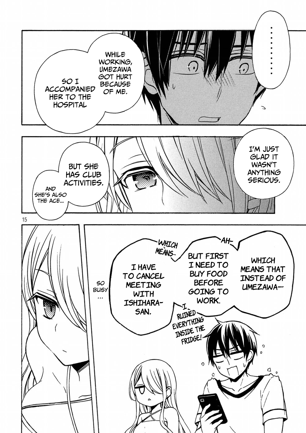 Watari-kun no xx ga Houkai Sunzen Chapter 38 page 15 - Chapter 38: My Future