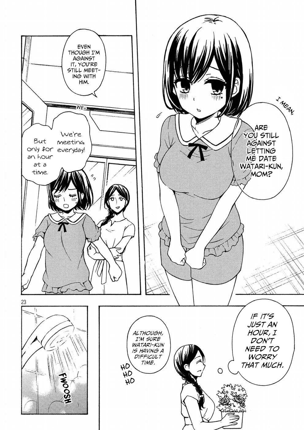 Watari-kun no xx ga Houkai Sunzen Chapter 38 page 23 - Chapter 38: My Future