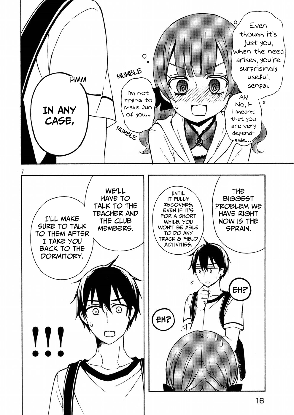 Watari-kun no xx ga Houkai Sunzen Chapter 38 page 7 - Chapter 38: My Future