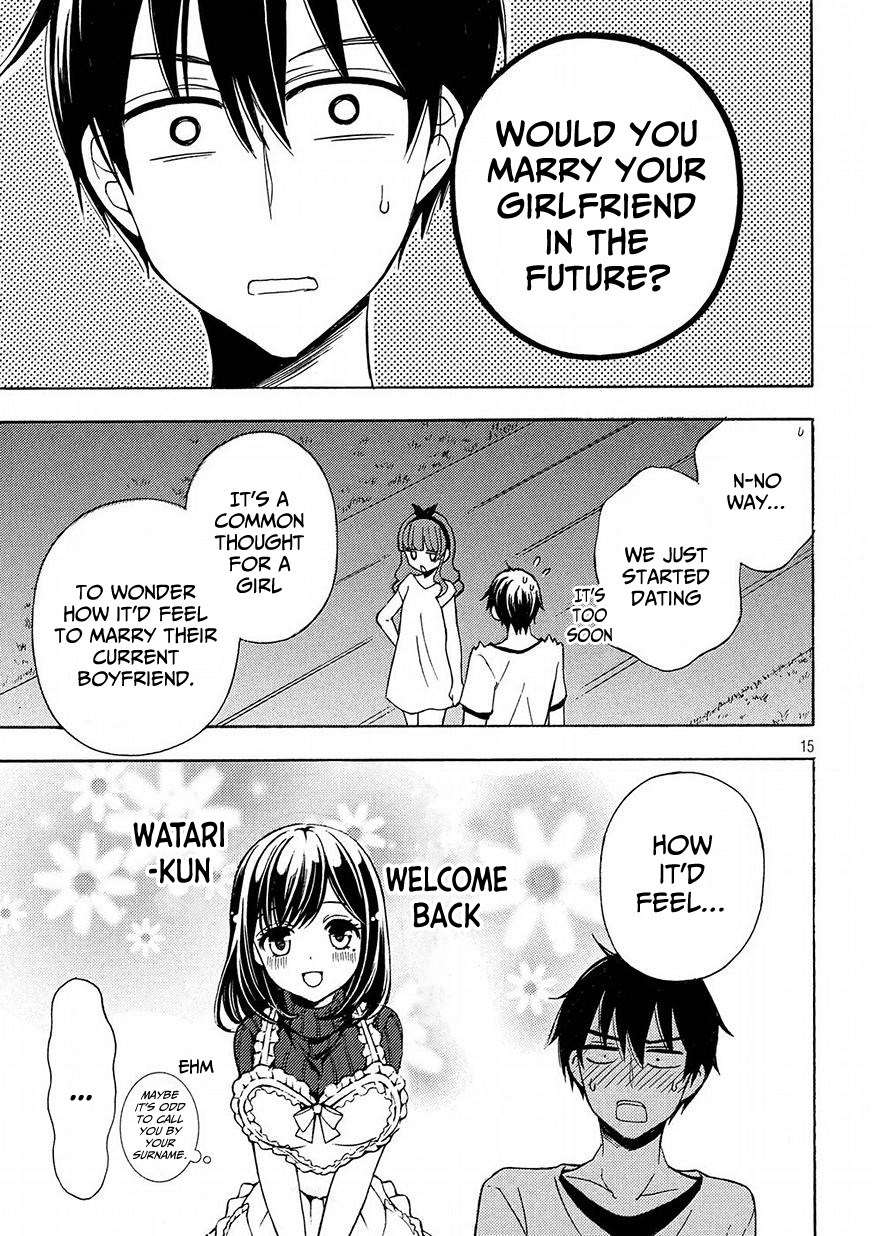 Watari-kun no xx ga Houkai Sunzen Chapter 39 page 15 - Chapter 39: Do You Truly Like Her?