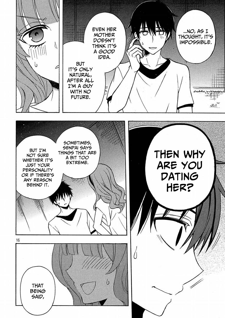 Watari-kun no xx ga Houkai Sunzen Chapter 39 page 16 - Chapter 39: Do You Truly Like Her?