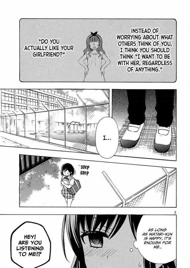 Watari-kun no xx ga Houkai Sunzen Chapter 40 page 10 - Chapter 40: The Most Important Thing