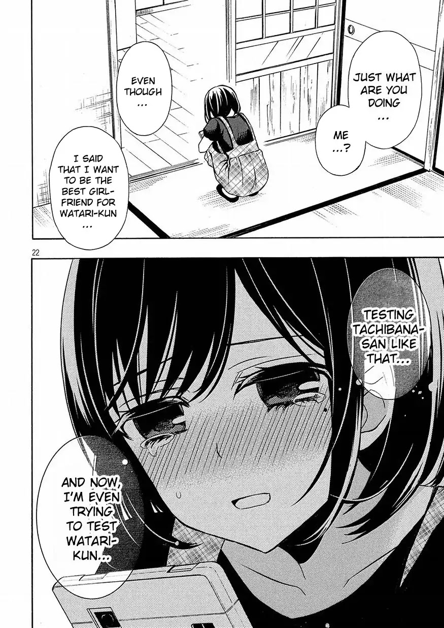 Watari-kun no xx ga Houkai Sunzen Chapter 41 page 22 - Chapter 41: Testing