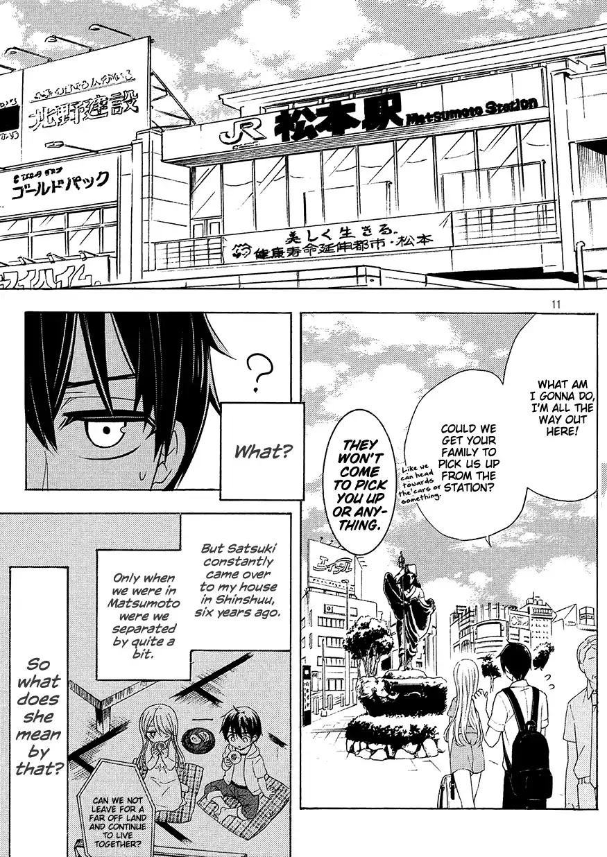 Watari-kun no xx ga Houkai Sunzen Chapter 42 page 11 - Chapter 42: Satsuki's Home