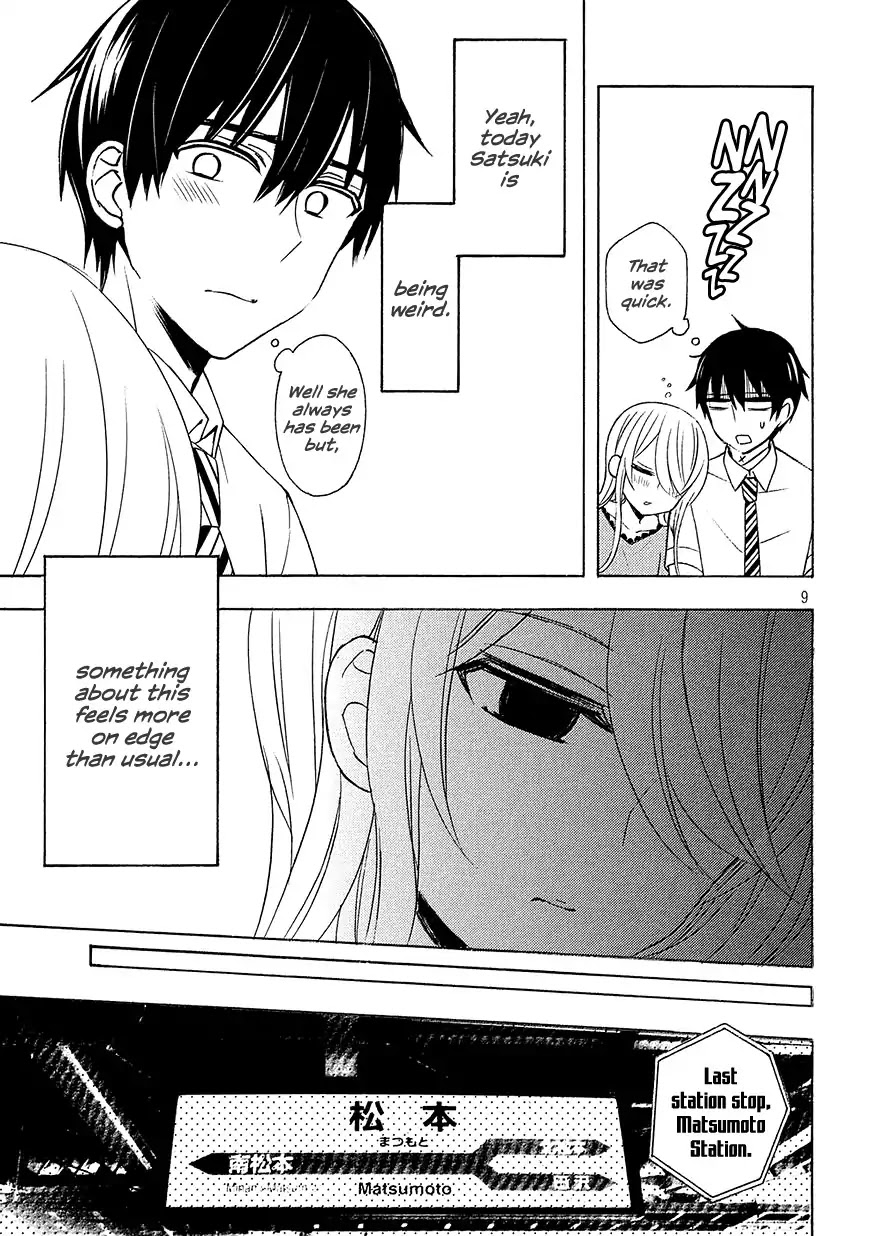 Watari-kun no xx ga Houkai Sunzen Chapter 42 page 9 - Chapter 42: Satsuki's Home