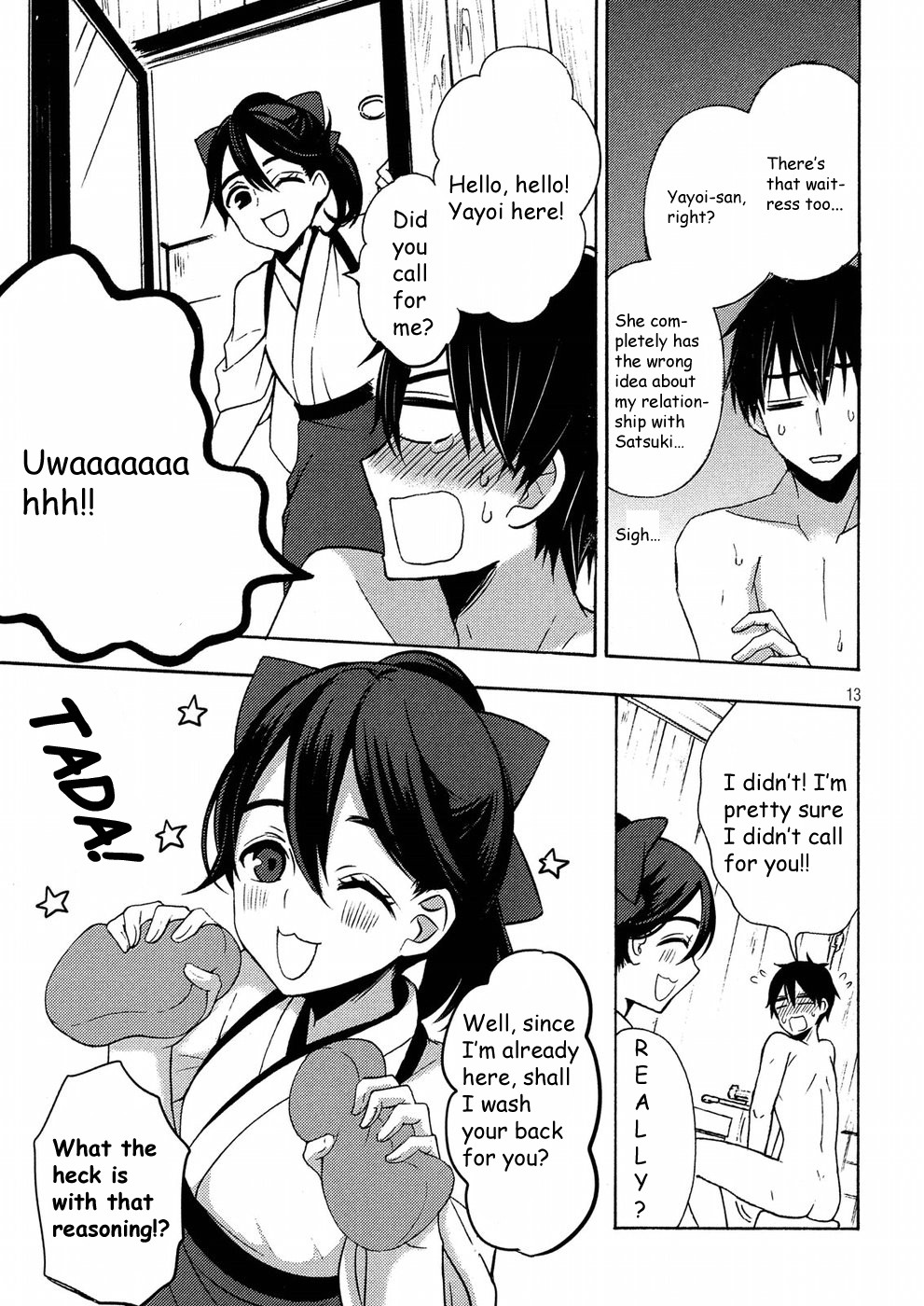 Watari-kun no xx ga Houkai Sunzen Chapter 43 page 13 - Chapter 43: Satsuki's Parents' Home