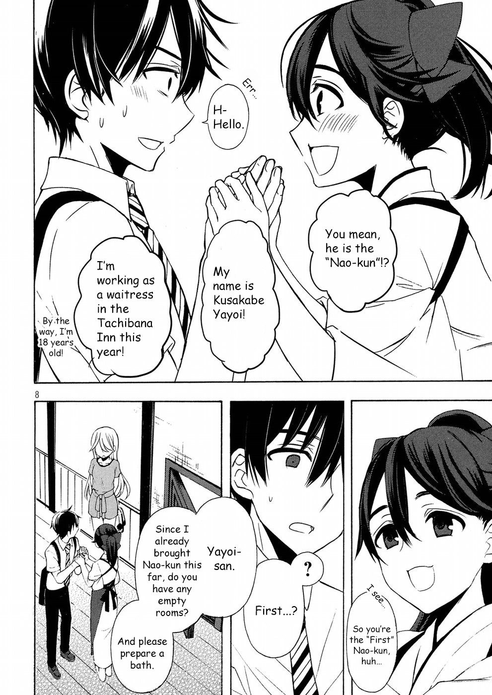 Watari-kun no xx ga Houkai Sunzen Chapter 43 page 8 - Chapter 43: Satsuki's Parents' Home