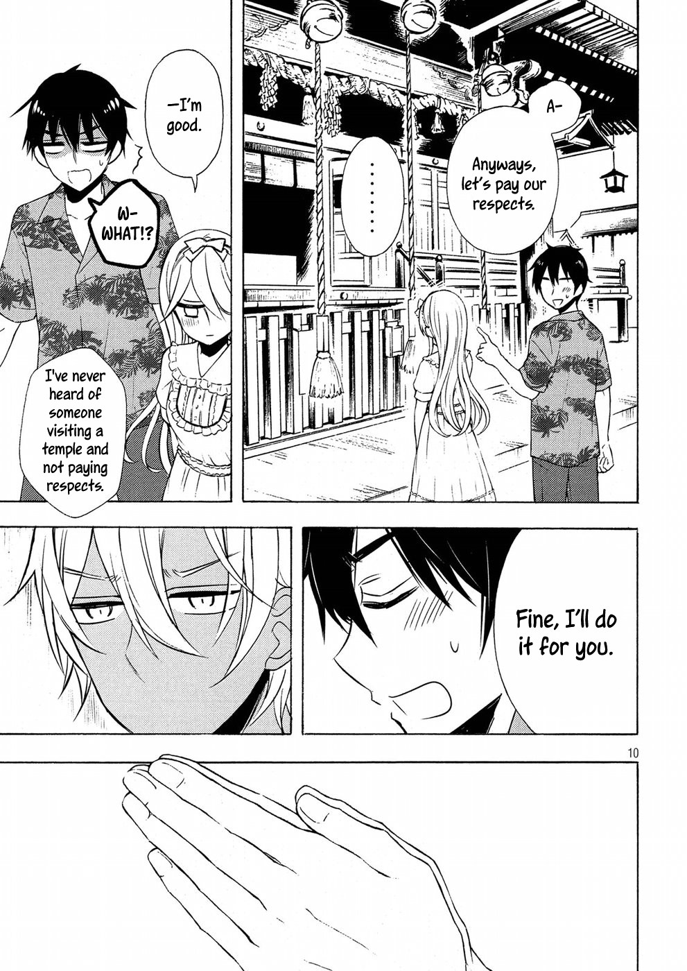 Watari-kun no xx ga Houkai Sunzen Chapter 45 page 10 - Chapter 45: Naoto's Confession