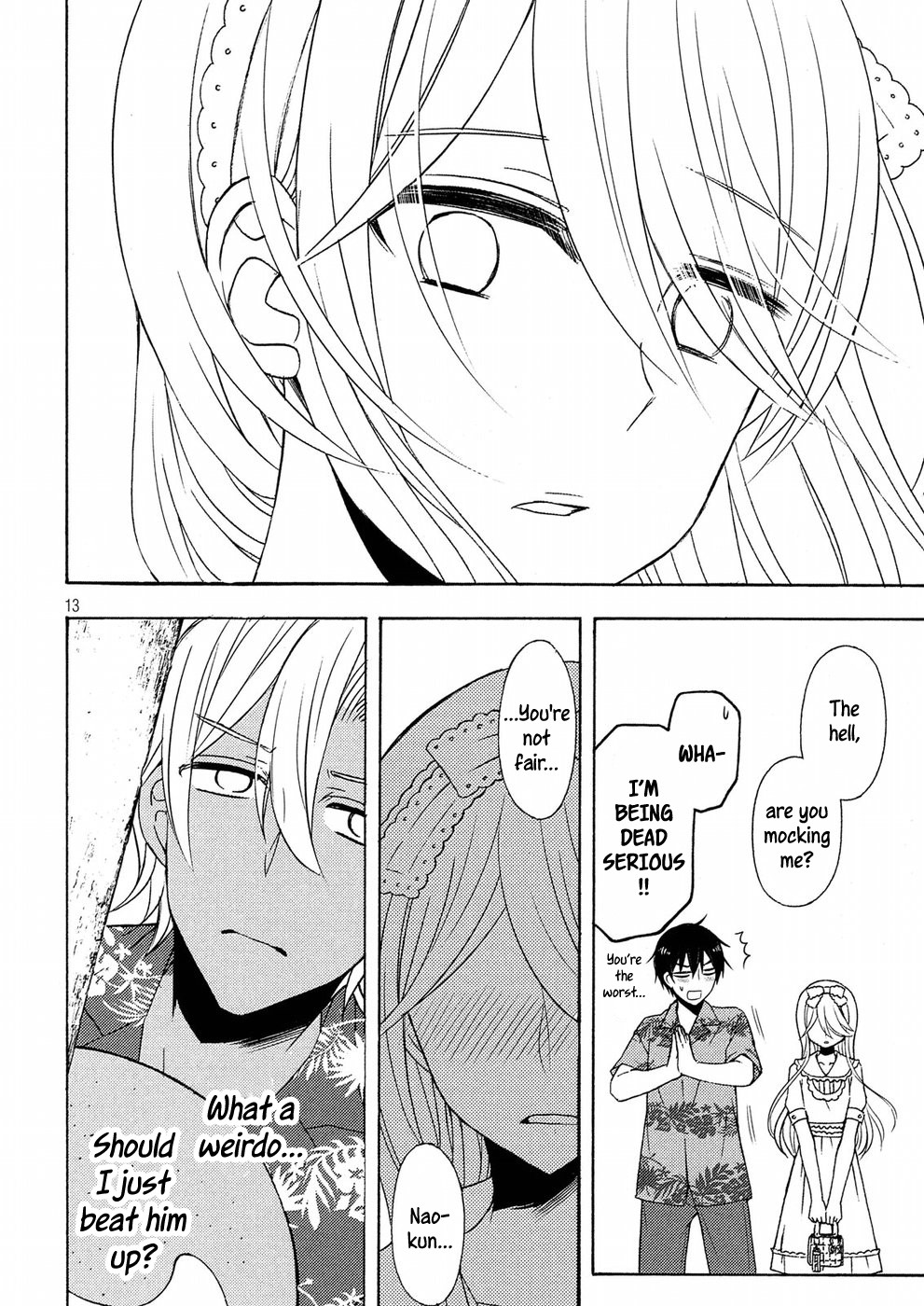 Watari-kun no xx ga Houkai Sunzen Chapter 45 page 13 - Chapter 45: Naoto's Confession