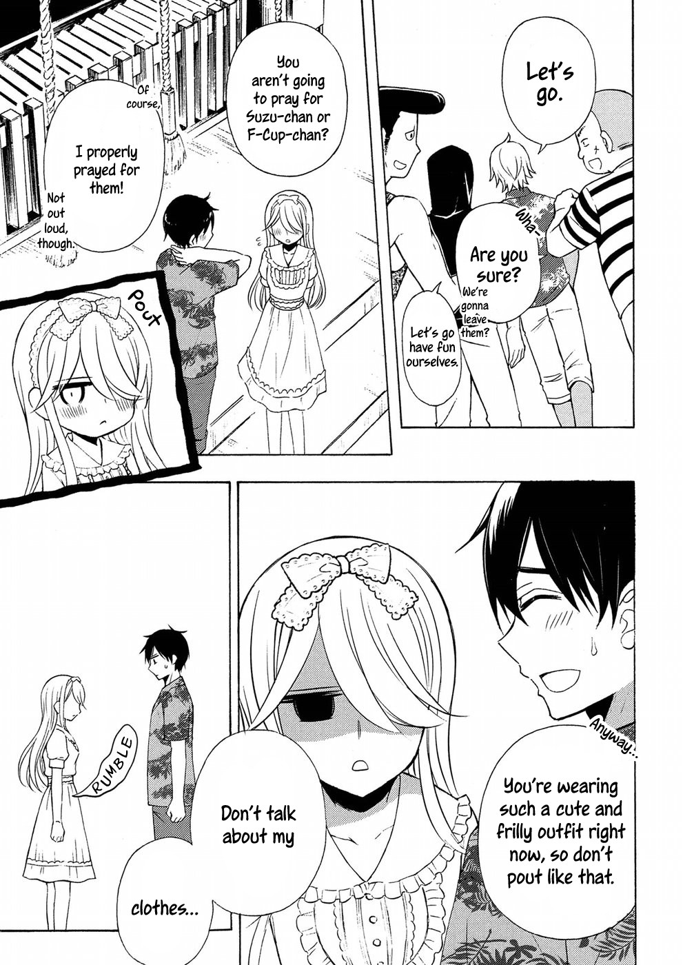 Watari-kun no xx ga Houkai Sunzen Chapter 45 page 14 - Chapter 45: Naoto's Confession