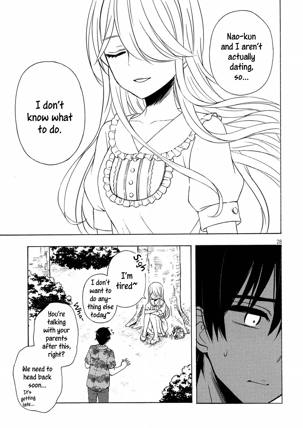 Watari-kun no xx ga Houkai Sunzen Chapter 45 page 28 - Chapter 45: Naoto's Confession