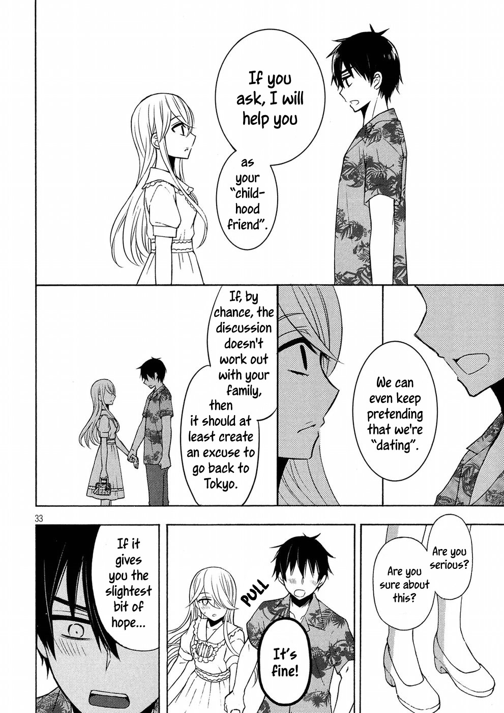 Watari-kun no xx ga Houkai Sunzen Chapter 45 page 33 - Chapter 45: Naoto's Confession