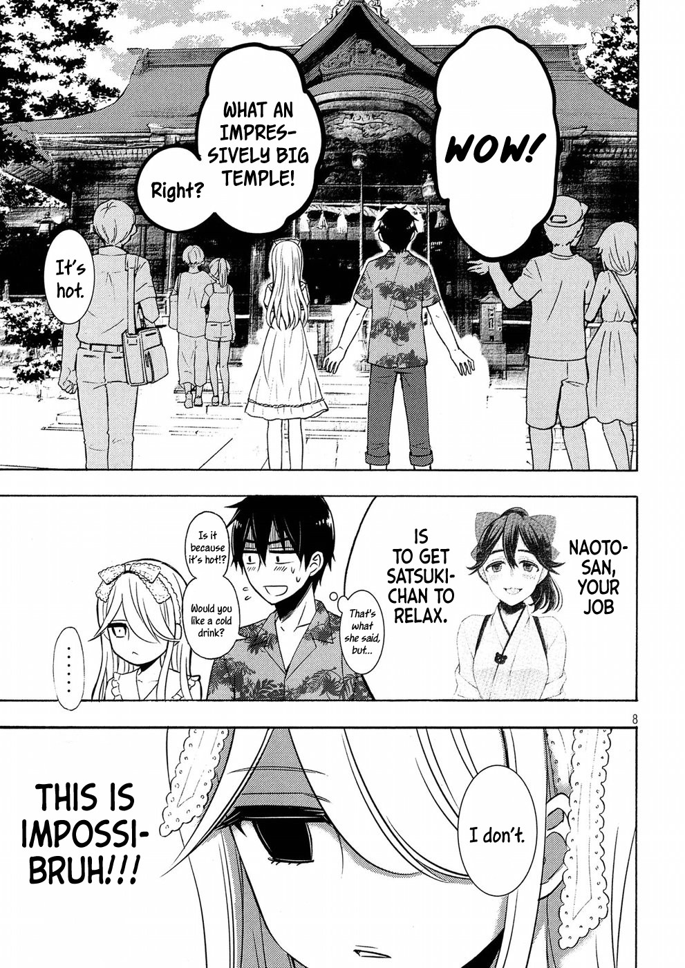 Watari-kun no xx ga Houkai Sunzen Chapter 45 page 8 - Chapter 45: Naoto's Confession