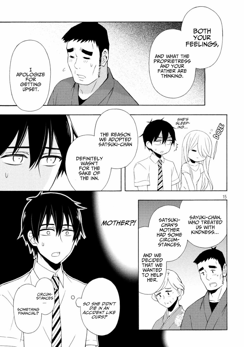 Watari-kun no xx ga Houkai Sunzen Chapter 46 page 14 - Chapter 46: Satsuki's True Feelings