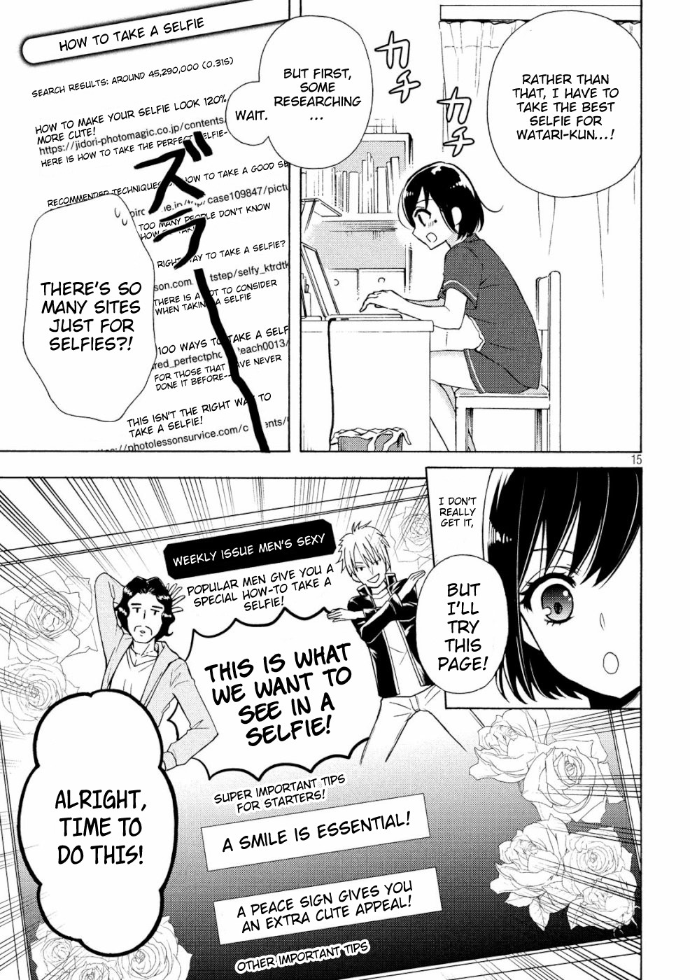Watari-kun no xx ga Houkai Sunzen Chapter 47 page 14 - Chapter 47: Ishihara-san's Photo