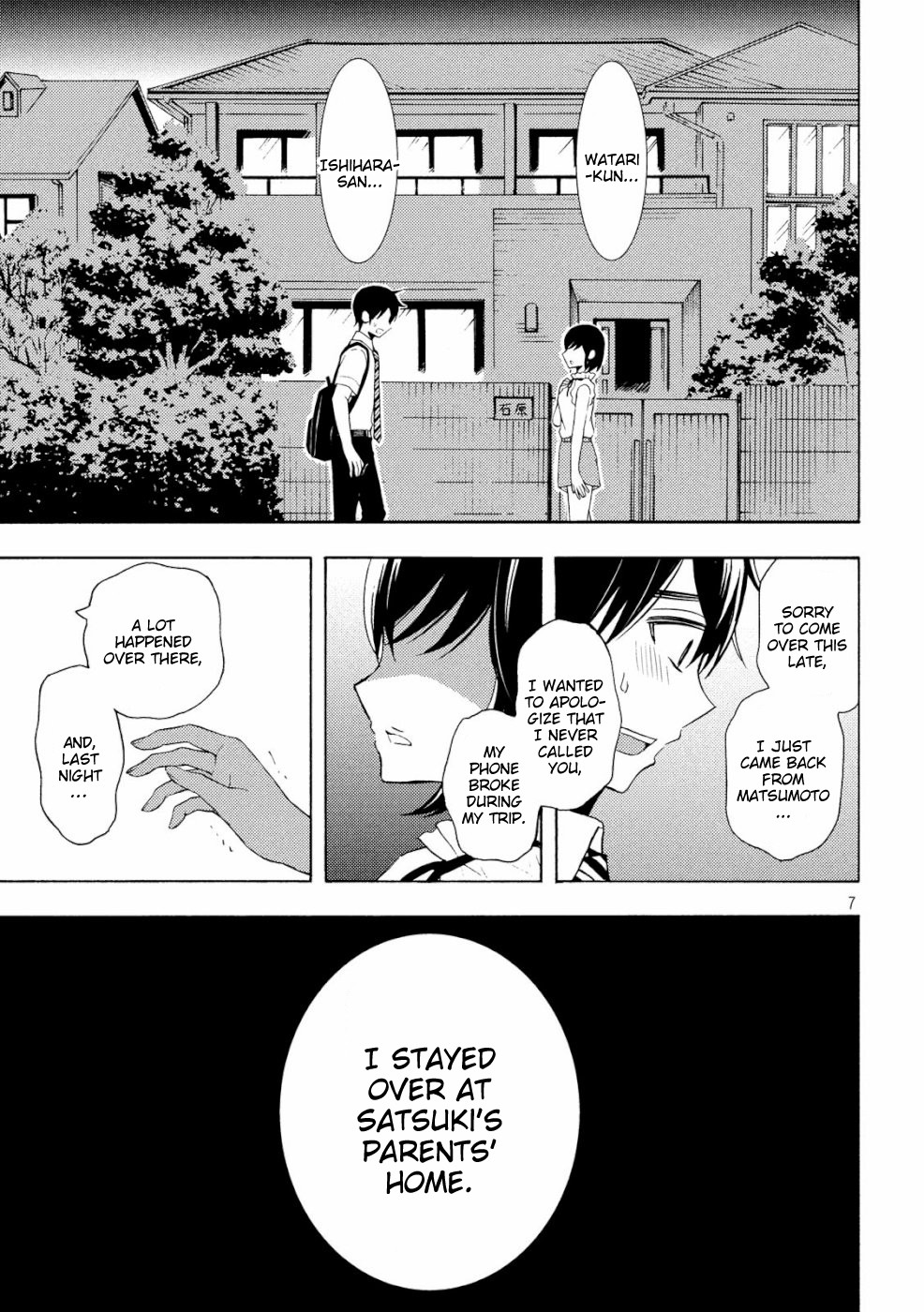 Watari-kun no xx ga Houkai Sunzen Chapter 47 page 6 - Chapter 47: Ishihara-san's Photo