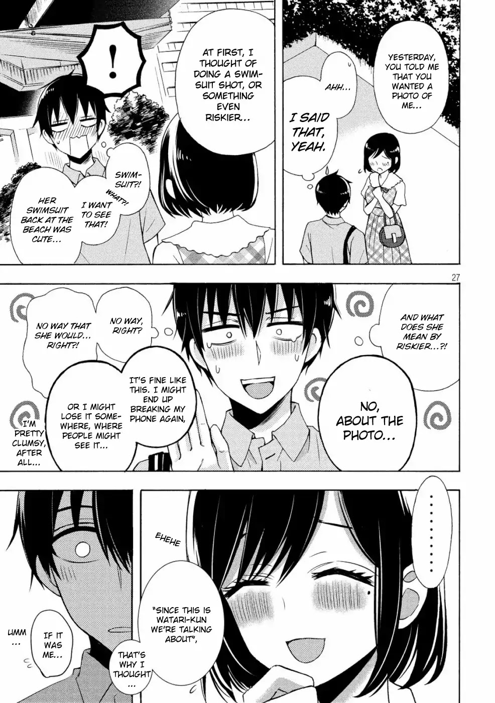 Watari-kun no xx ga Houkai Sunzen Chapter 48 page 27 - Chapter 48: What It Means To Love