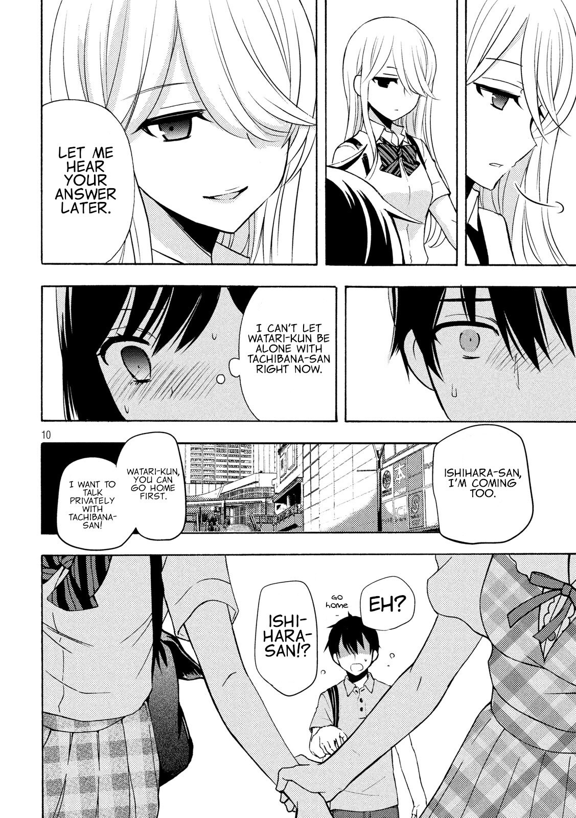 Watari-kun no xx ga Houkai Sunzen Chapter 49 page 10 - Chapter 49: Two Choices I don't Want to Answer