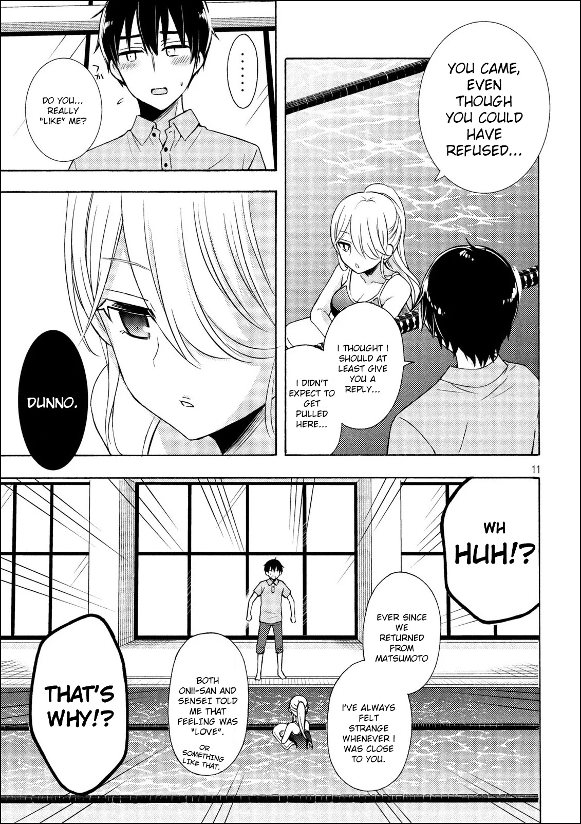 Watari-kun no xx ga Houkai Sunzen Chapter 50 page 11 - Chapter 50
