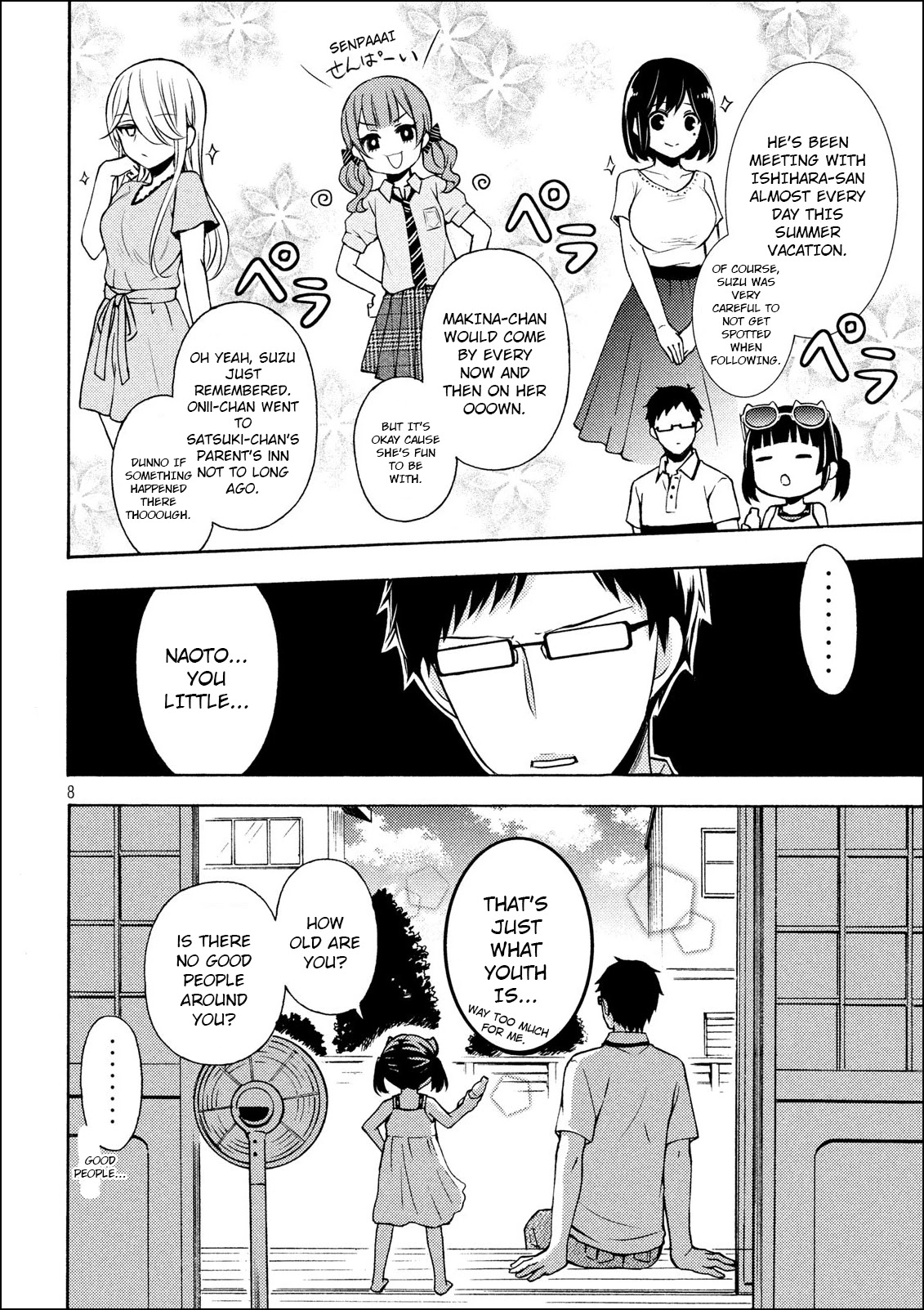 Watari-kun no xx ga Houkai Sunzen Chapter 50 page 8 - Chapter 50