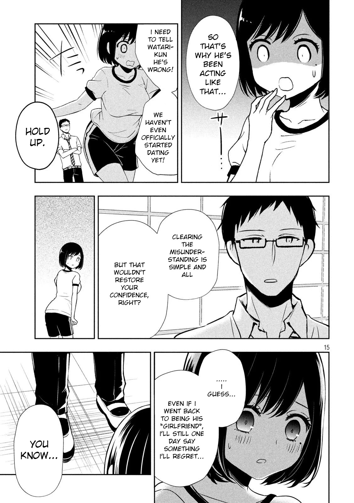 Watari-kun no xx ga Houkai Sunzen Chapter 52 page 15 - Chapter 52