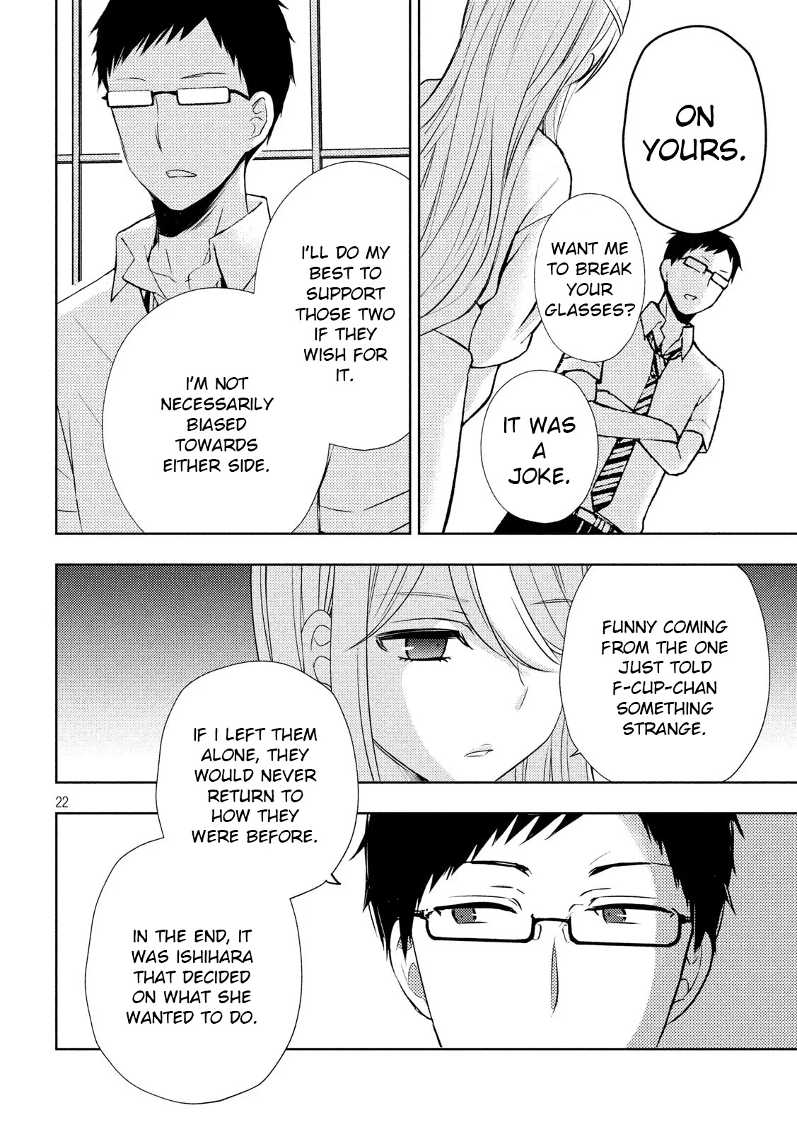 Watari-kun no xx ga Houkai Sunzen Chapter 52 page 22 - Chapter 52