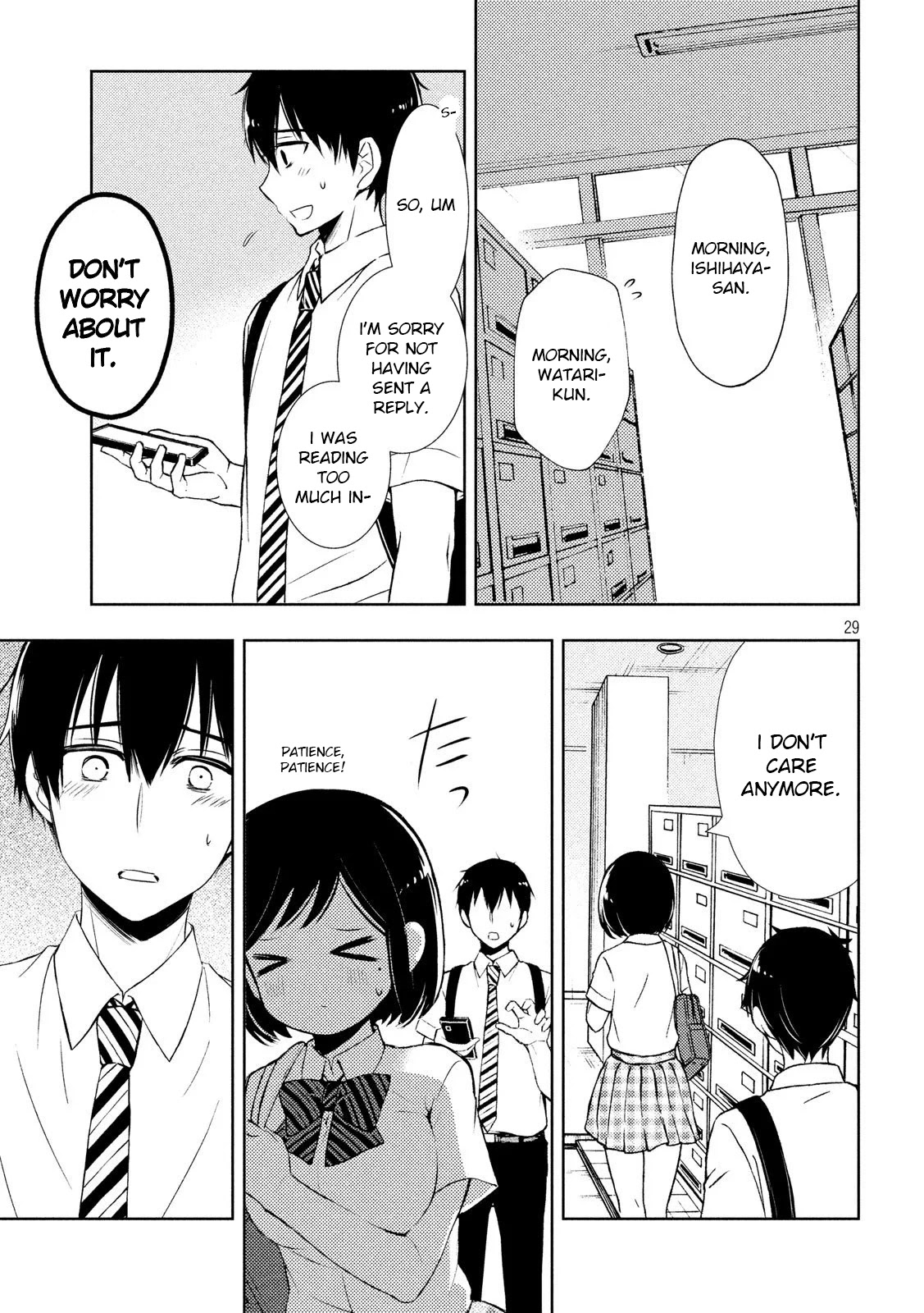 Watari-kun no xx ga Houkai Sunzen Chapter 52 page 29 - Chapter 52