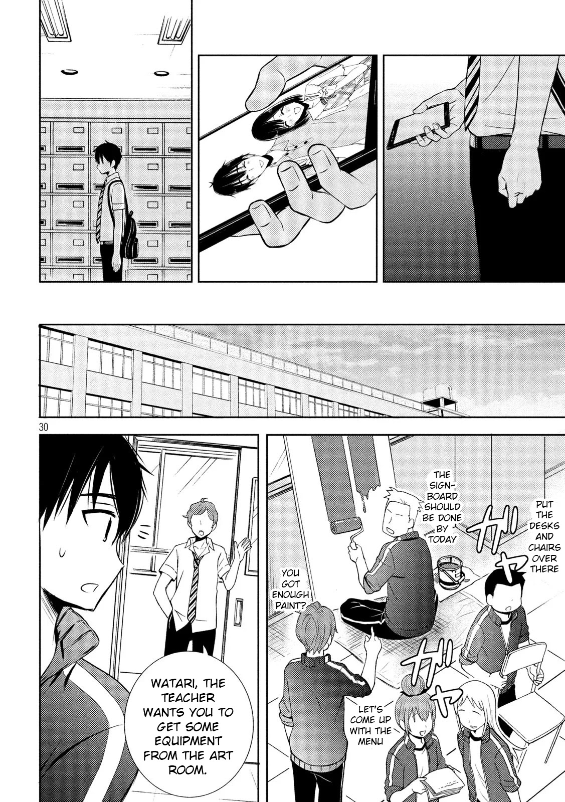 Watari-kun no xx ga Houkai Sunzen Chapter 52 page 30 - Chapter 52