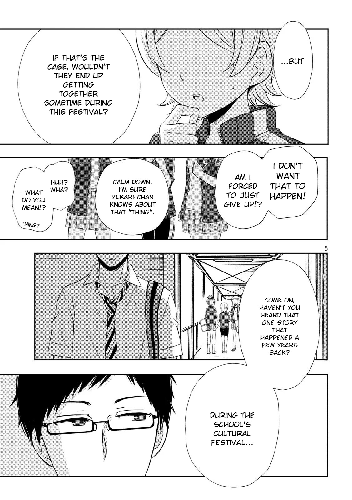 Watari-kun no xx ga Houkai Sunzen Chapter 52 page 5 - Chapter 52