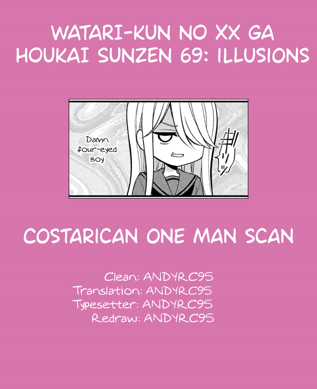 Watari-kun no xx ga Houkai Sunzen Chapter 69 page 1 - Chapter 69: Illusions