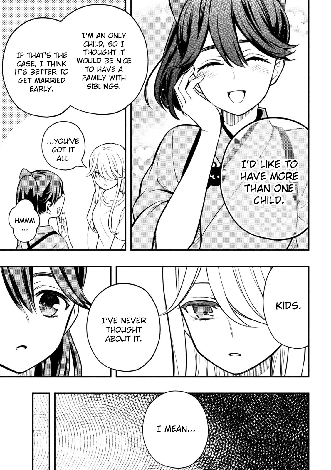 Watari-kun no xx ga Houkai Sunzen Chapter 87 page 28 - Chapter 87: The Shape of a Family