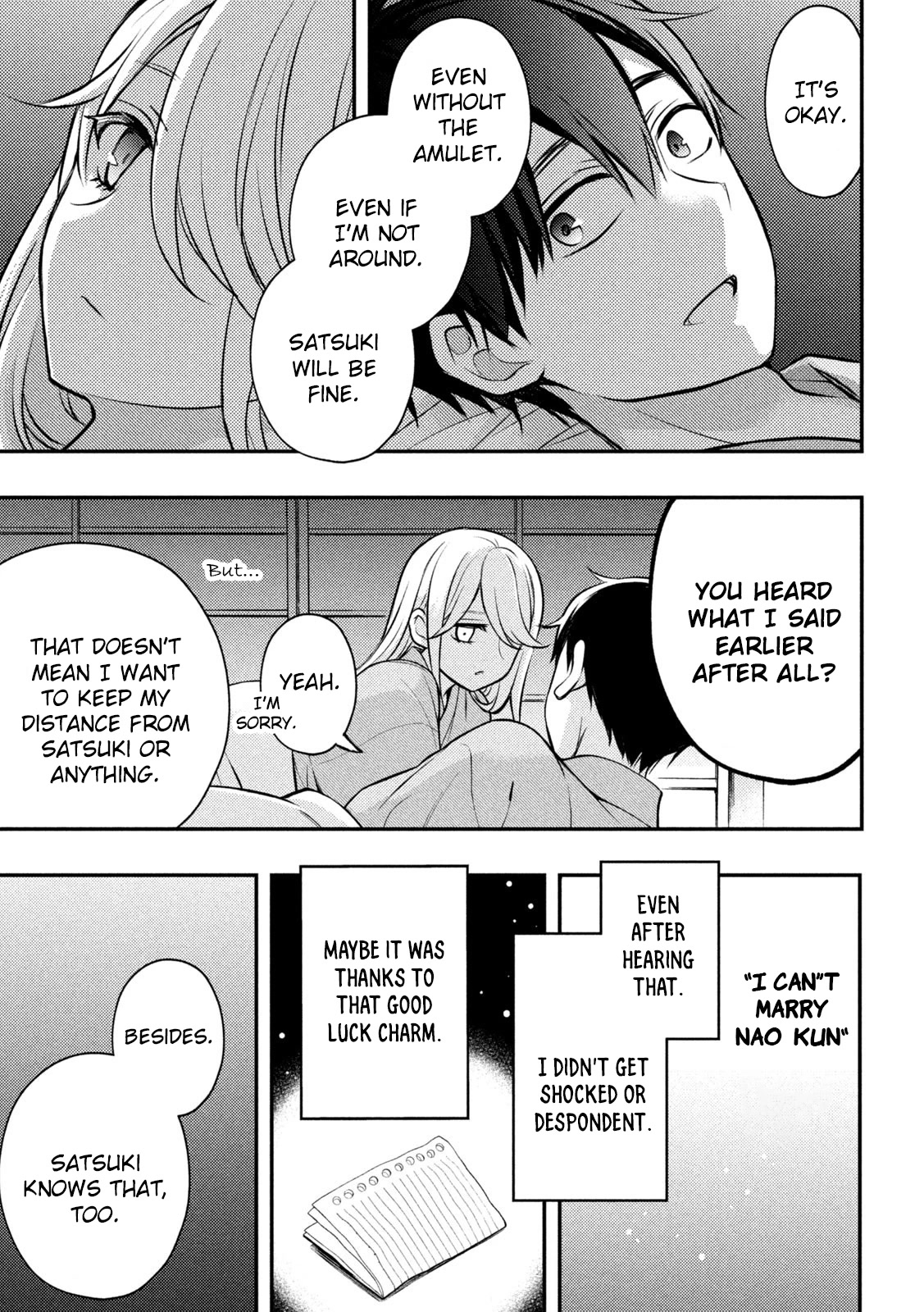 Watari-kun no xx ga Houkai Sunzen Chapter 87 page 38 - Chapter 87: The Shape of a Family