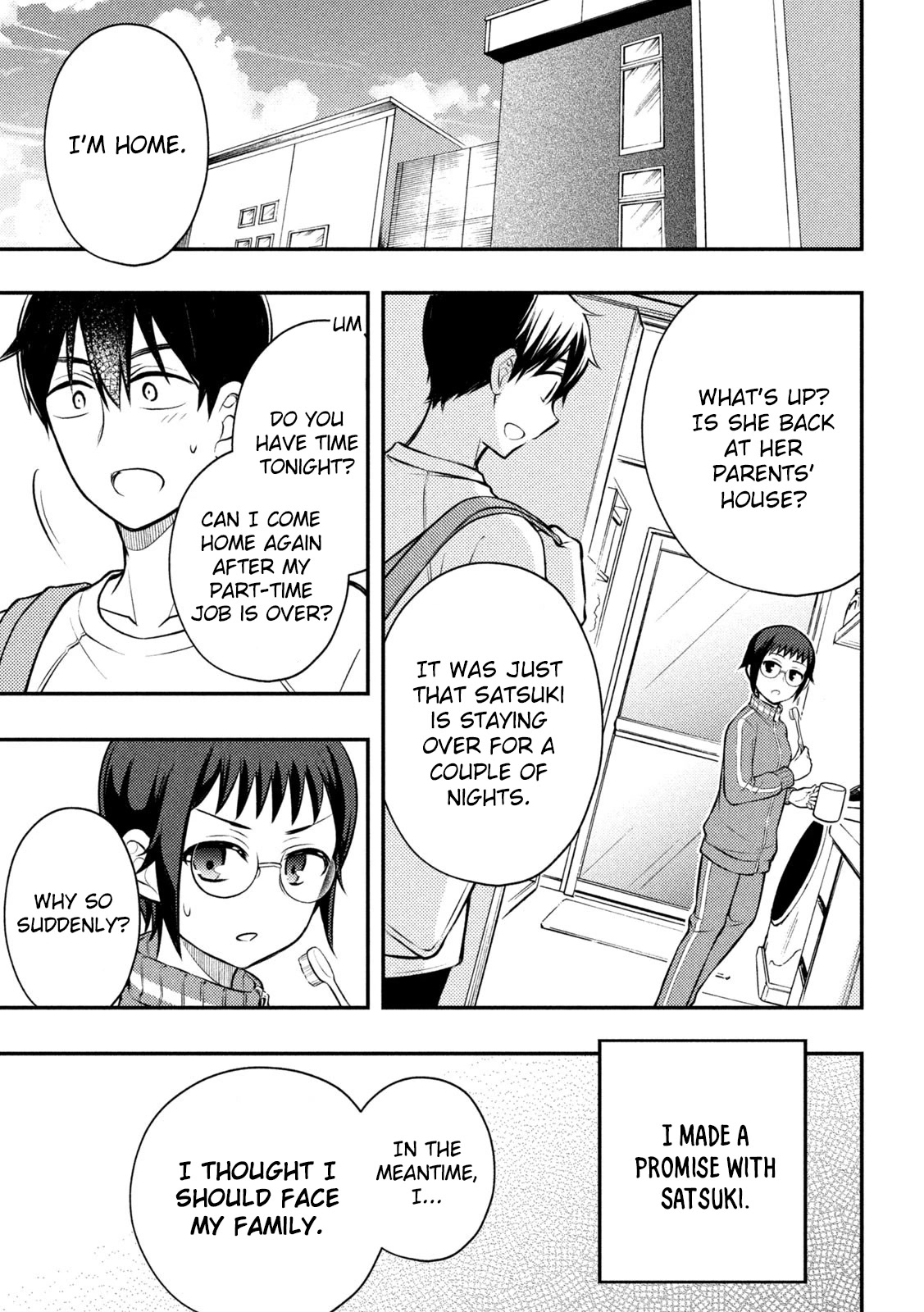 Watari-kun no xx ga Houkai Sunzen Chapter 87 page 41 - Chapter 87: The Shape of a Family