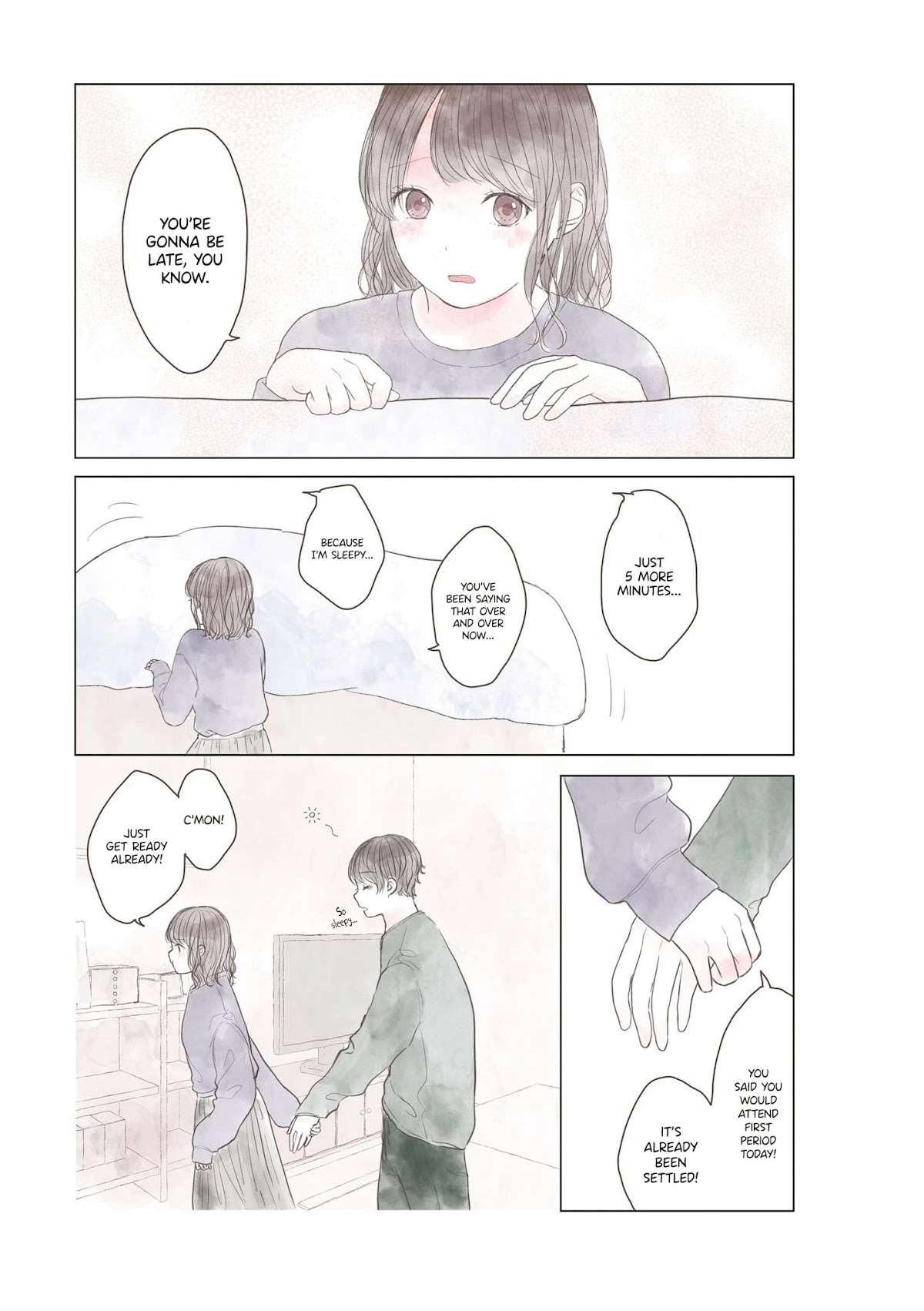 "Watashi ga Inakute mo Shiawase ni natte Kudasai" Nante, Fuzaken na Chapter 1 page 5 - Chapter 1