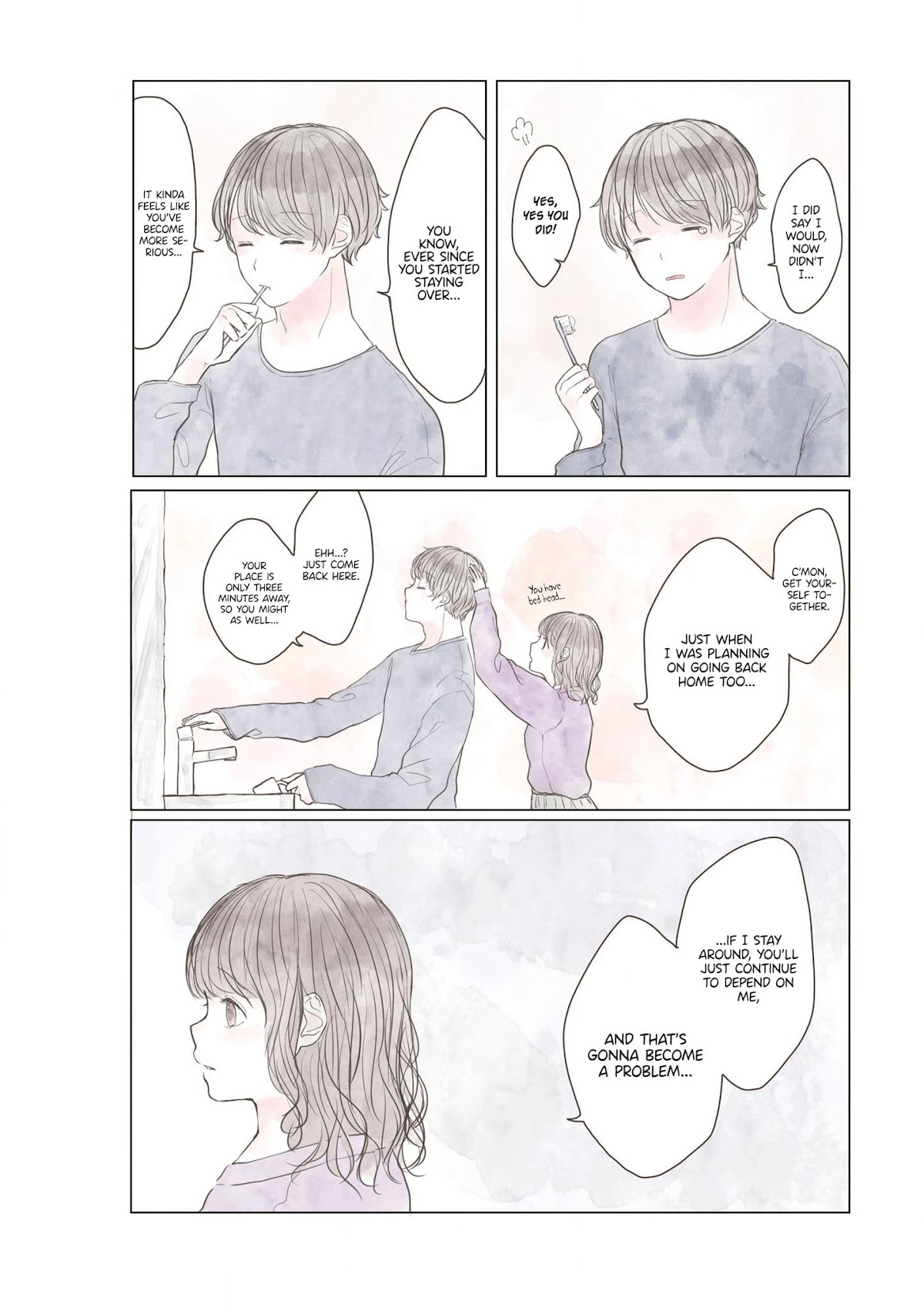 "Watashi ga Inakute mo Shiawase ni natte Kudasai" Nante, Fuzaken na Chapter 1 page 6 - Chapter 1