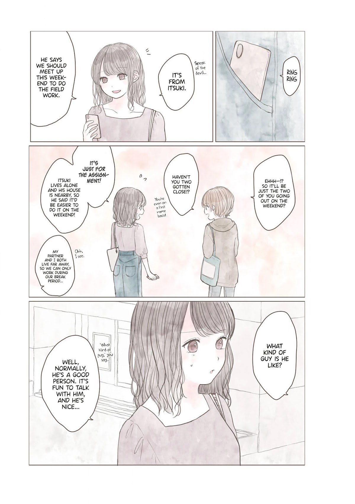 "Watashi ga Inakute mo Shiawase ni natte Kudasai" Nante, Fuzaken na Chapter 2 page 7 - Chapter 2