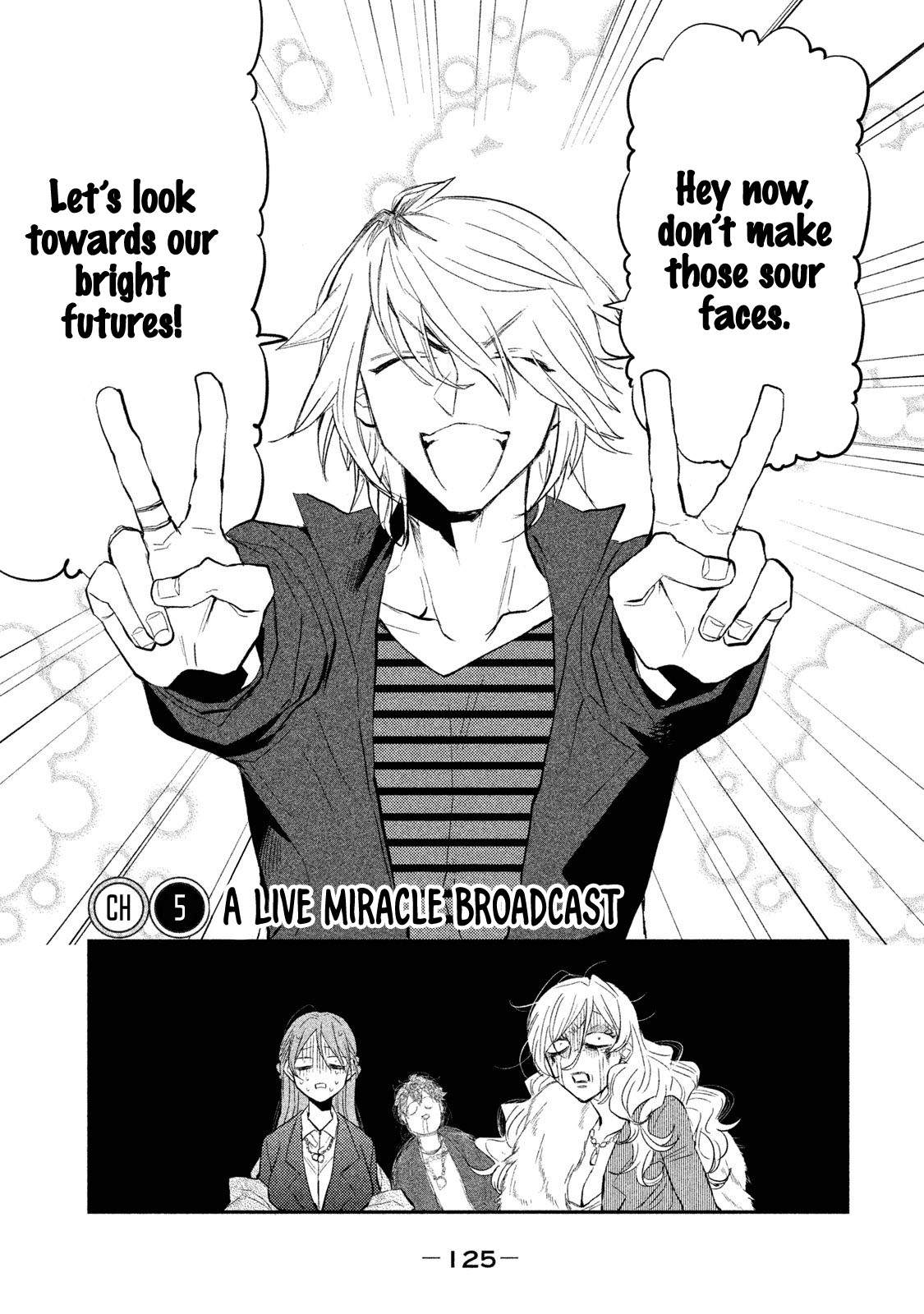 Watashi ga Iutoori ni naru Chapter 5 page 1 - Chapter 5: A Live Miracle Broadcast