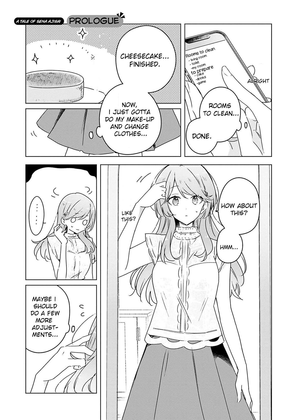 Watashi Ga Koibito Ni Nareru Wake Naijan, Muri Muri! (Muri Janakatta!?) Chapter 39.5 page 1 - Chapter 39.5: A Tale of Sena Ajisai
