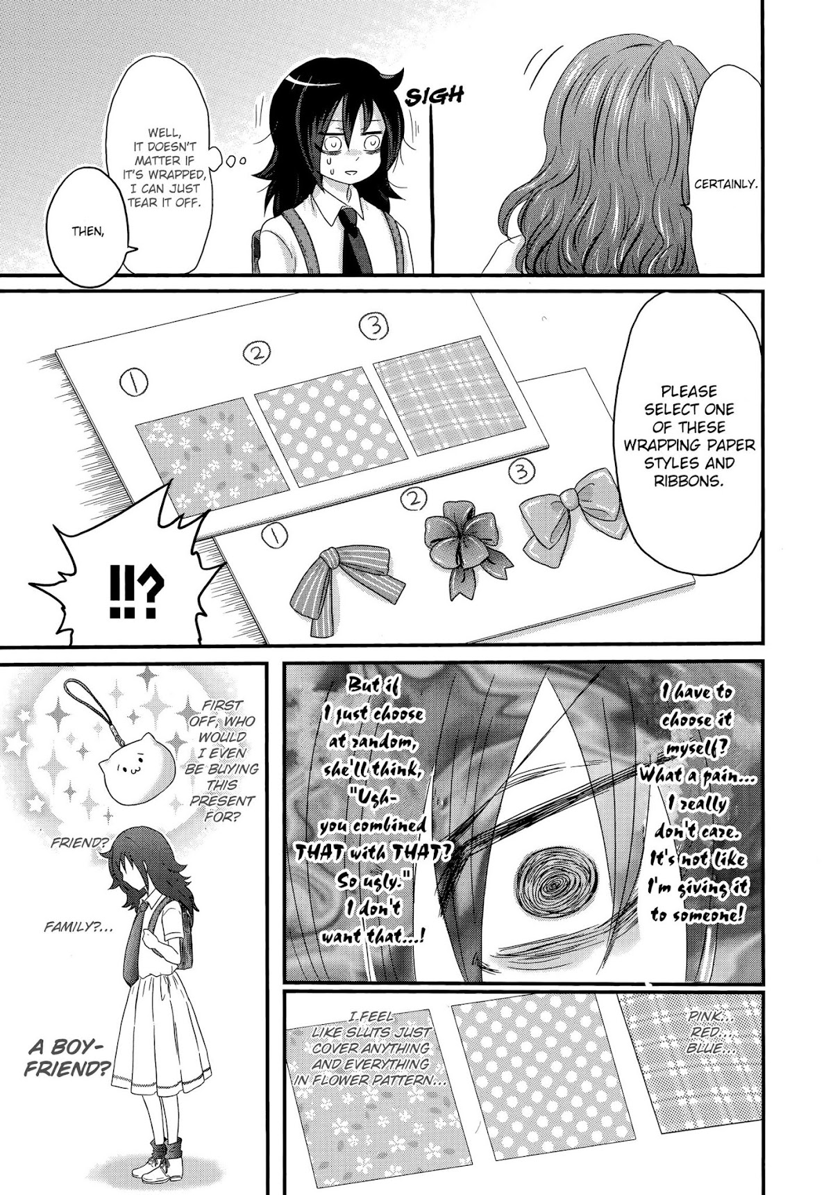 Watashi ga Motenai no wa Dou Kangaete mo Omaera ga Warui! Anthology Chapter 13 page 7 - Chapter 13: I'm Not Popular So I'm Buying a Present