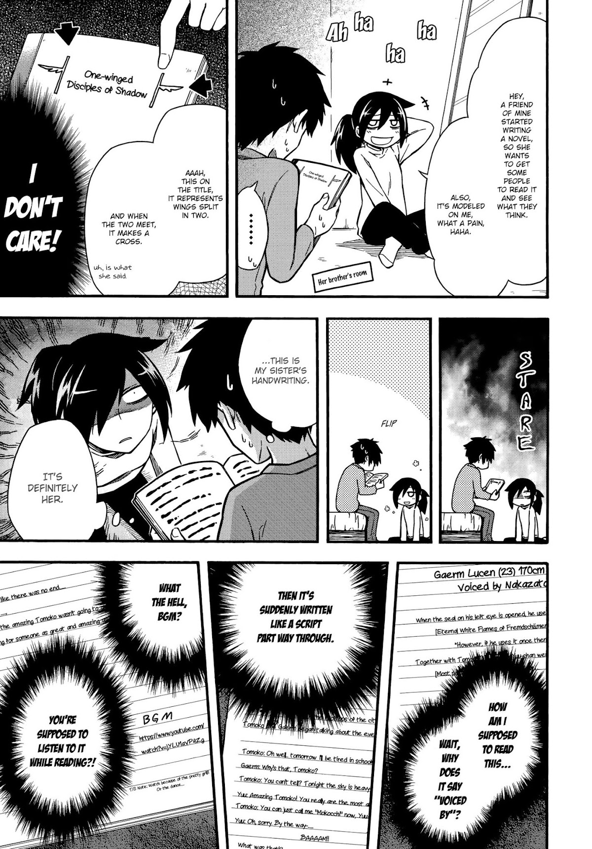 Watashi ga Motenai no wa Dou Kangaete mo Omaera ga Warui! Anthology Chapter 14 page 5 - Chapter 14: I'm Not Popular, So I'll Write An Exchange Novel