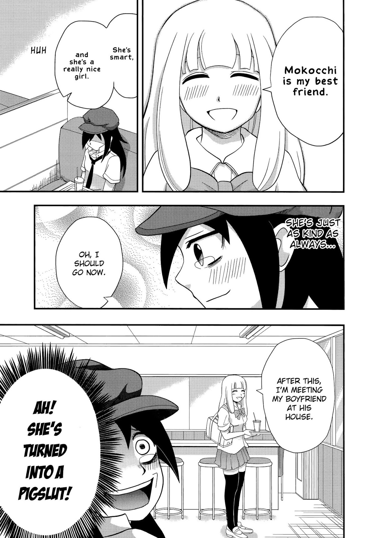 Watashi ga Motenai no wa Dou Kangaete mo Omaera ga Warui! Anthology Chapter 15 page 7 - Chapter 15: I'm Not Popular, So I Eavesdrop