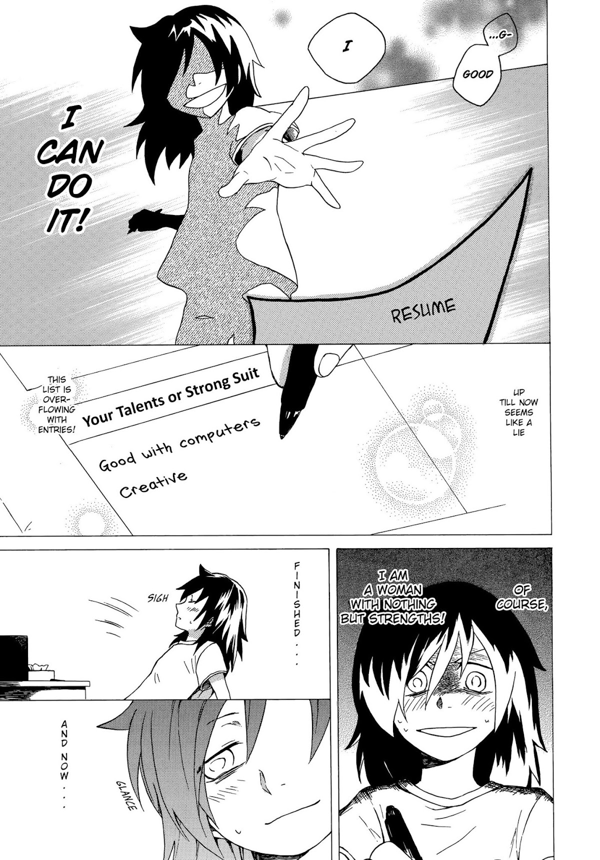 Watashi ga Motenai no wa Dou Kangaete mo Omaera ga Warui! Anthology Chapter 16 page 5 - Chapter 16: I'm Not Popular, So I'll Get a Job