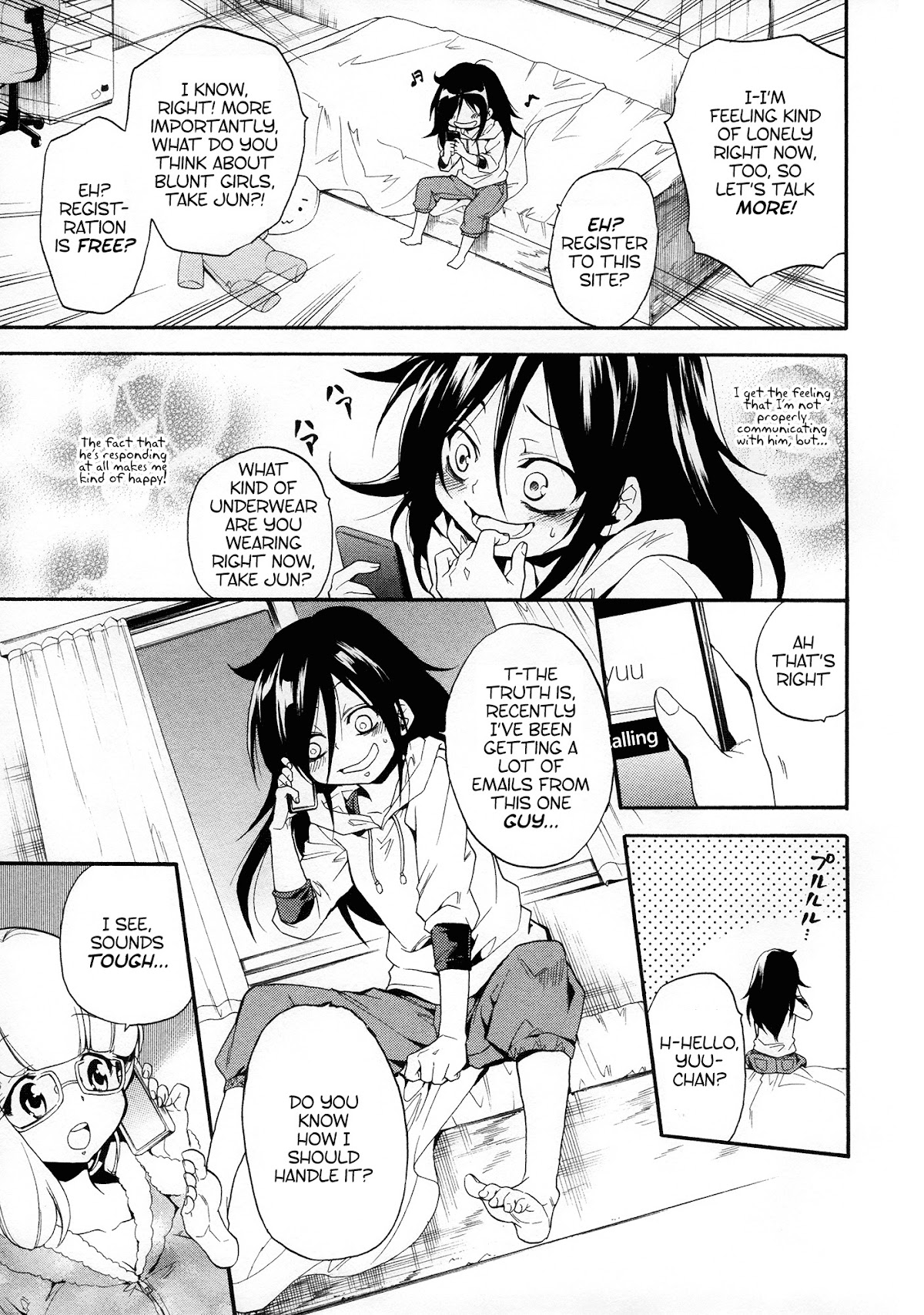 Watashi ga Motenai no wa Dou Kangaete mo Omaera ga Warui! Anthology Chapter 5 page 5 - Chapter 5: Watamote Anthology Part 5