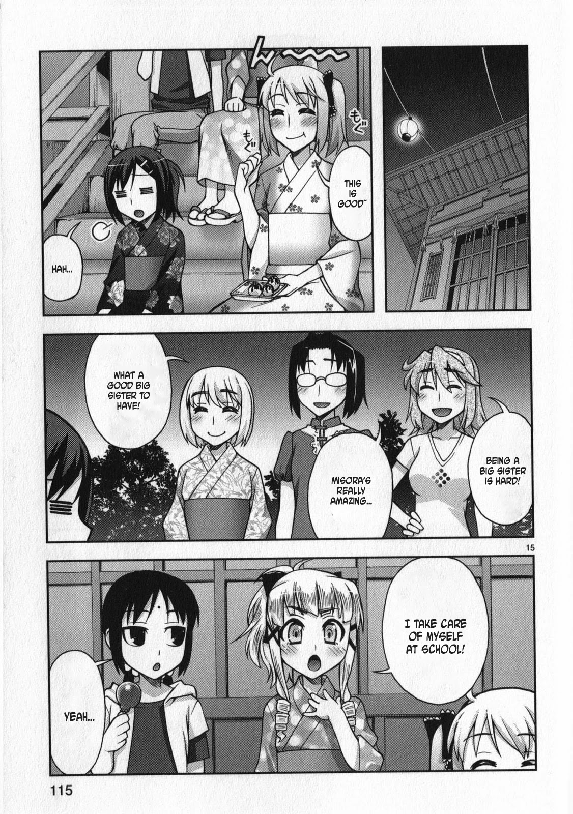 Watashi ga Oneechan Nan Dakara ne! Chapter 12 page 15 - Chapter 12: Misora's Yukata and The Summer Festival