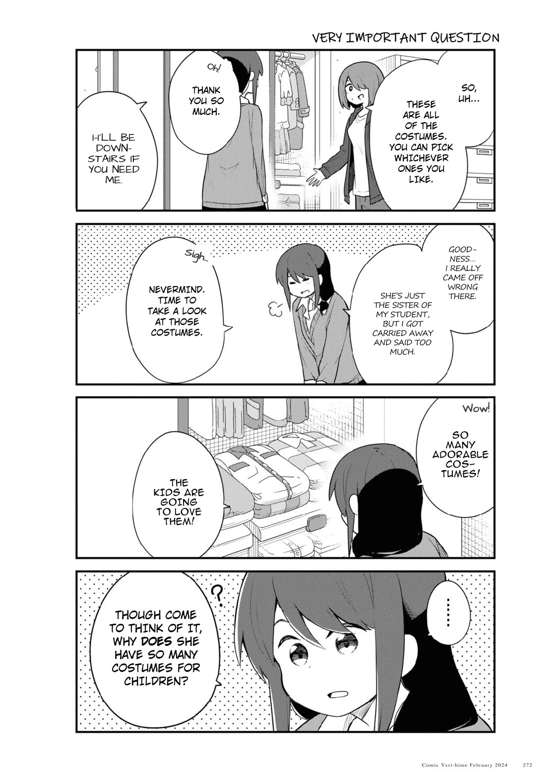 Watashi ni Tenshi ga Maiorita! Chapter 114 page 10 - Chapter 114