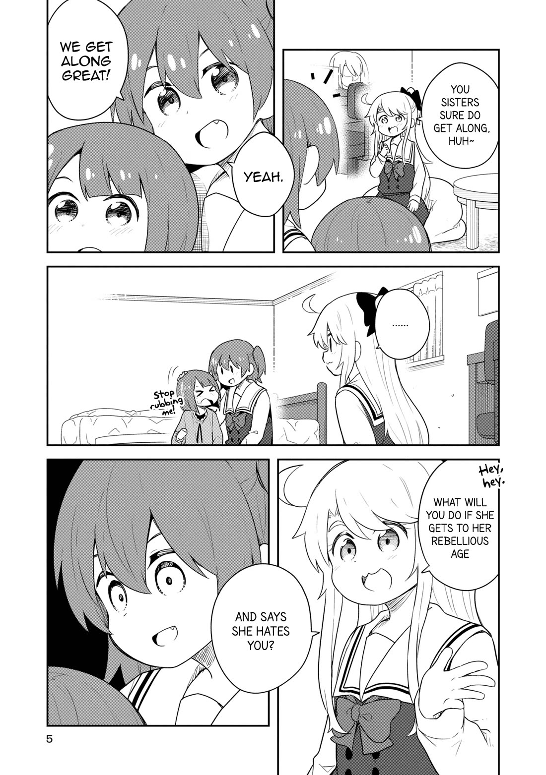 Watashi ni Tenshi ga Maiorita! Chapter 115.6 page 4 - Chapter 115.6: What If Miyako Was the Little Sister