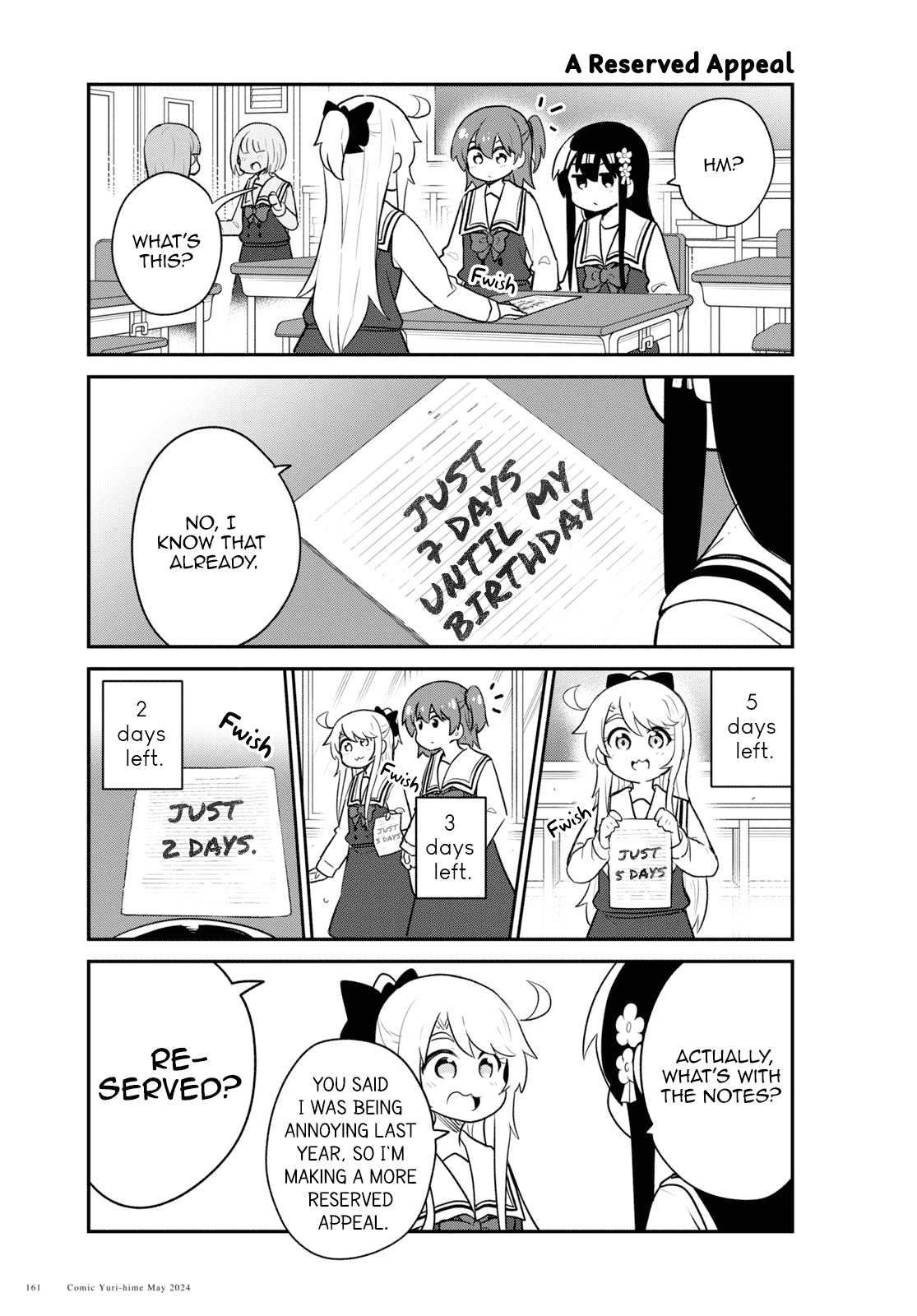 Watashi ni Tenshi ga Maiorita! Chapter 117 page 1 - Chapter 117