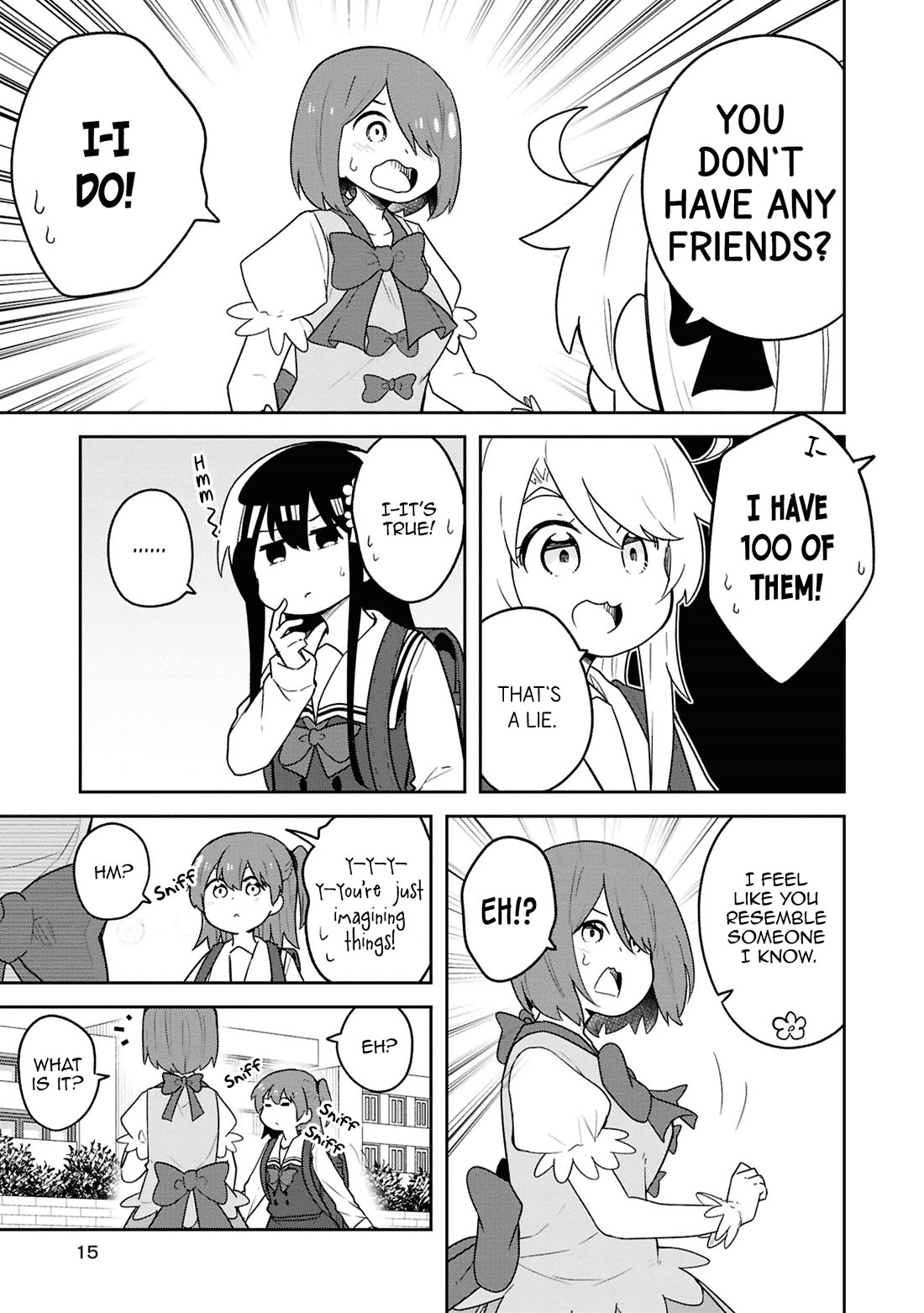 Watashi ni Tenshi ga Maiorita! Chapter 123.5 page 14 - Chapter 123.5: Magical Girl☆Hoshino Miyako